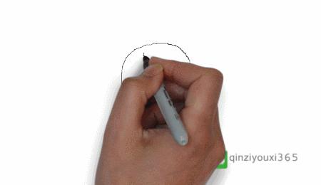 100个人物动态简笔画,青蛙蝌蚪动态简笔画