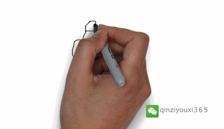 100个人物动态简笔画,青蛙蝌蚪动态简笔画