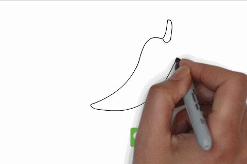 100个人物动态简笔画,青蛙蝌蚪动态简笔画