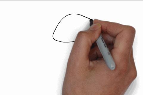 100个人物动态简笔画,青蛙蝌蚪动态简笔画