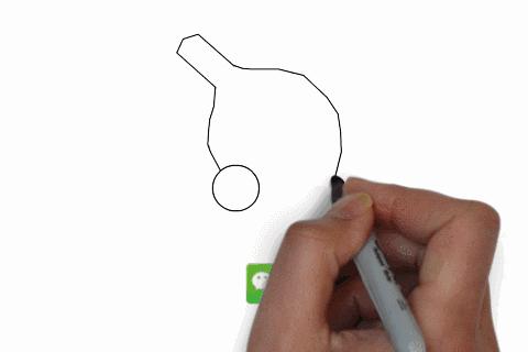 100个人物动态简笔画,青蛙蝌蚪动态简笔画