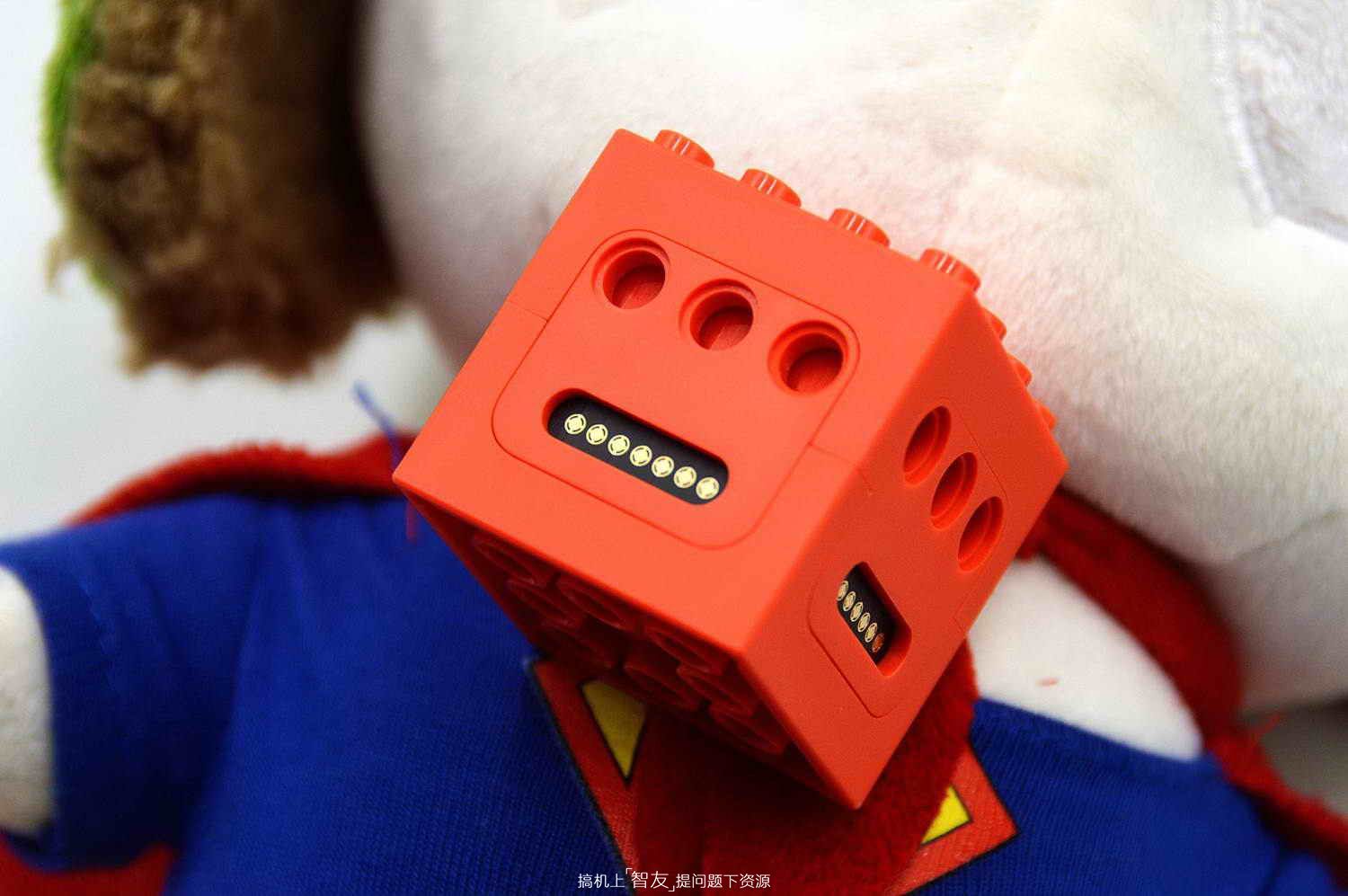 给孩子的积木玩具,米兔智能积木齿轮箱