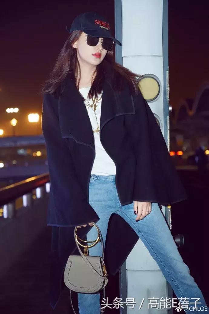 刘诗诗香奈儿包包同款,刘诗诗古力娜扎毛绒包