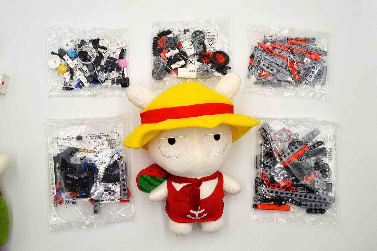 给孩子的积木玩具,米兔智能积木齿轮箱