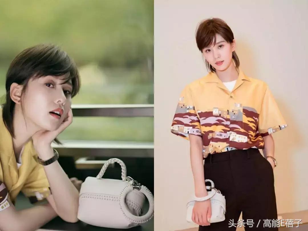 刘诗诗香奈儿包包同款,刘诗诗古力娜扎毛绒包