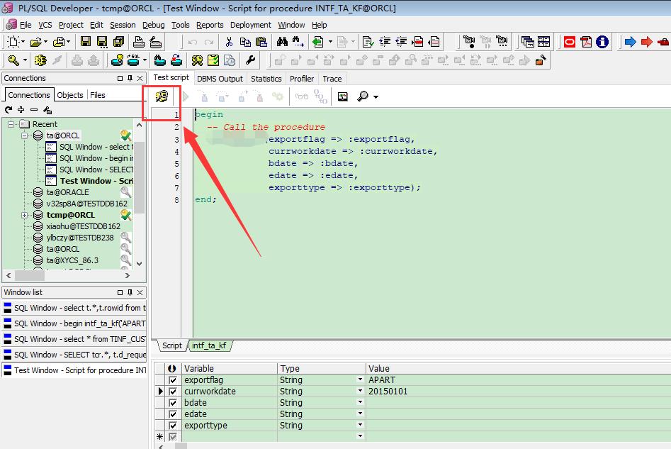 plsqldeveloper入门教程,plsqldeveloper如何使用debug