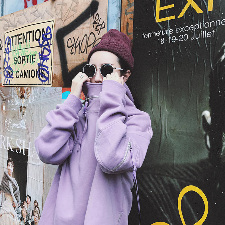 卫衣绳子两根搭在一起,卫衣两根绳子太长