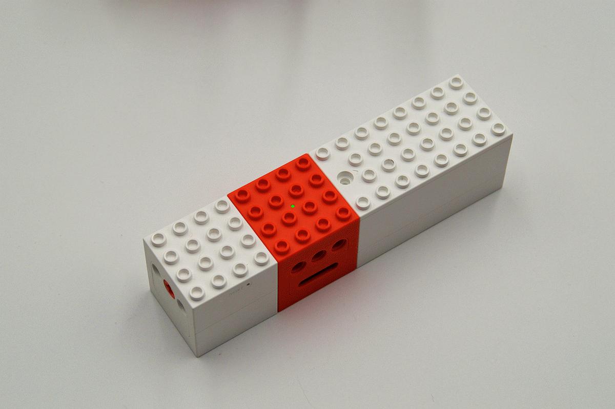 给孩子的积木玩具,米兔智能积木齿轮箱