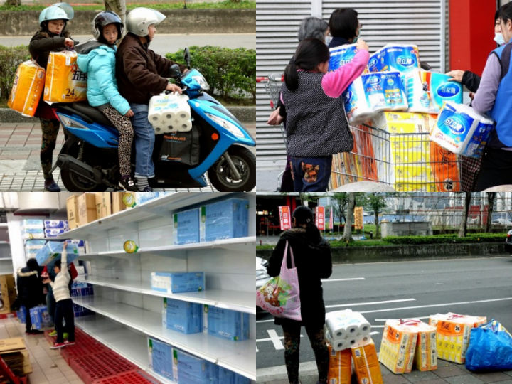 民众抢购卫生纸,台湾网友评论卫生纸