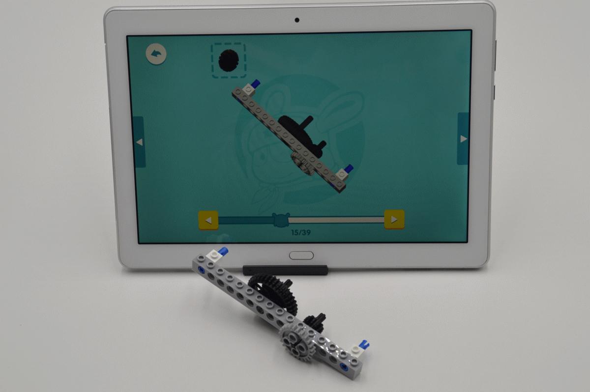 给孩子的积木玩具,米兔智能积木齿轮箱