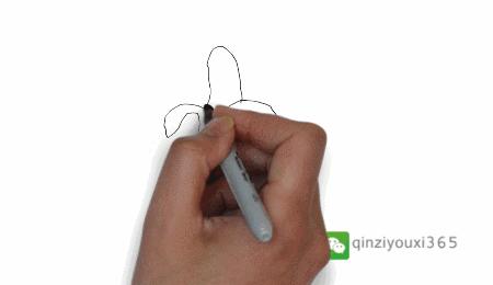 100个人物动态简笔画,青蛙蝌蚪动态简笔画