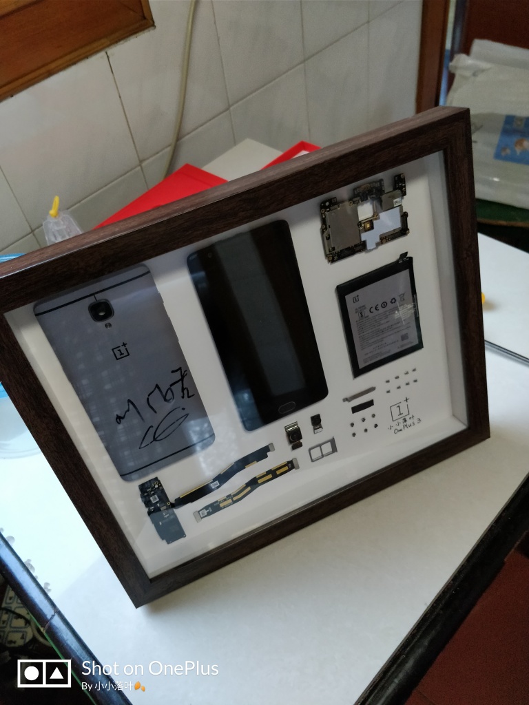 【傻瓜式拆解】把OnePlus3装进「相框」里