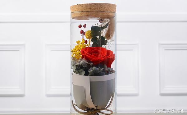闺蜜礼物永生花,永生花diy礼物