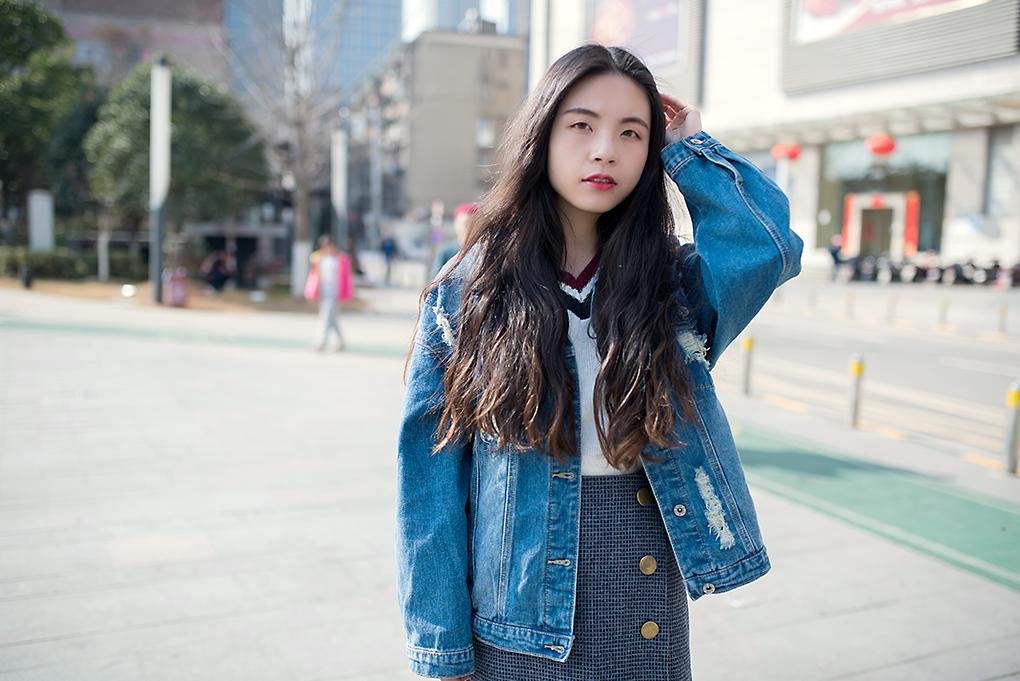 牛仔衣内搭针织衫,加厚加绒女款内搭针织衫牛仔衣