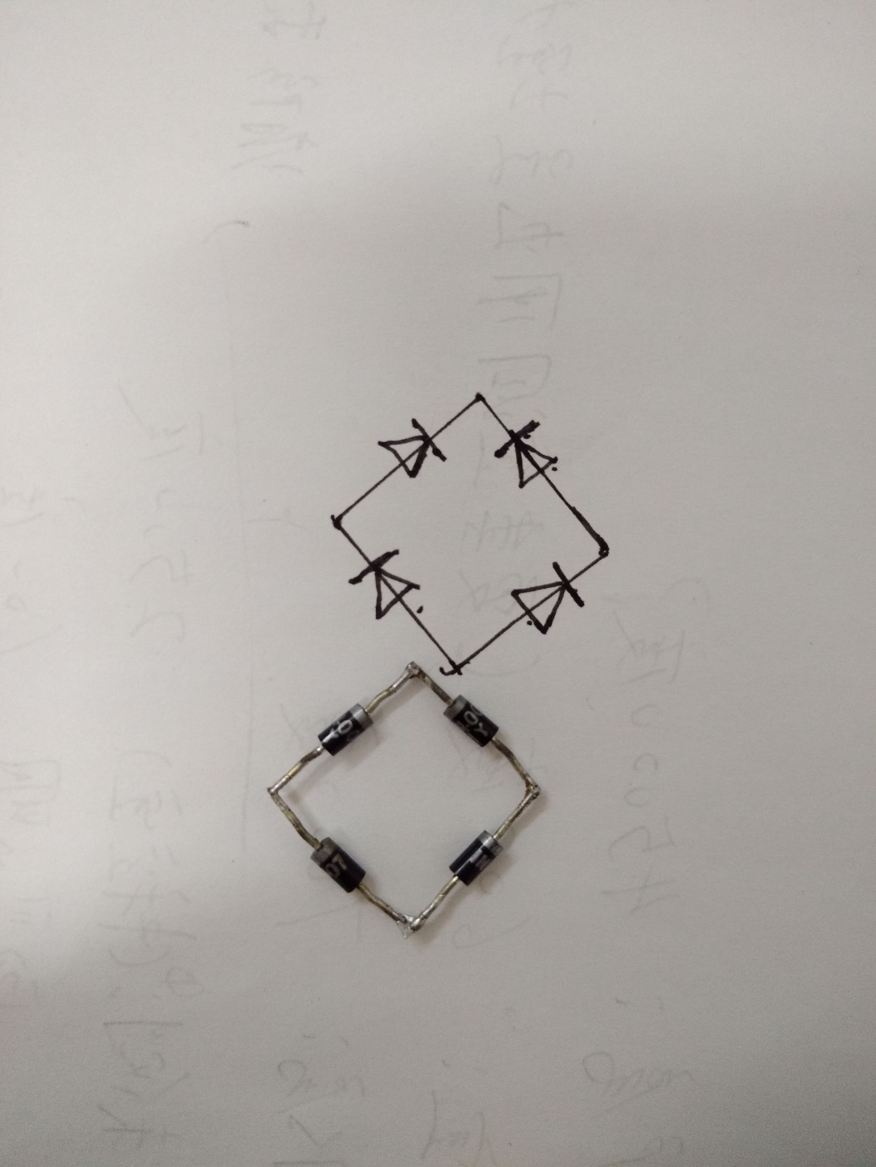 常见的二极管整流电路,电路中串二极管的作用