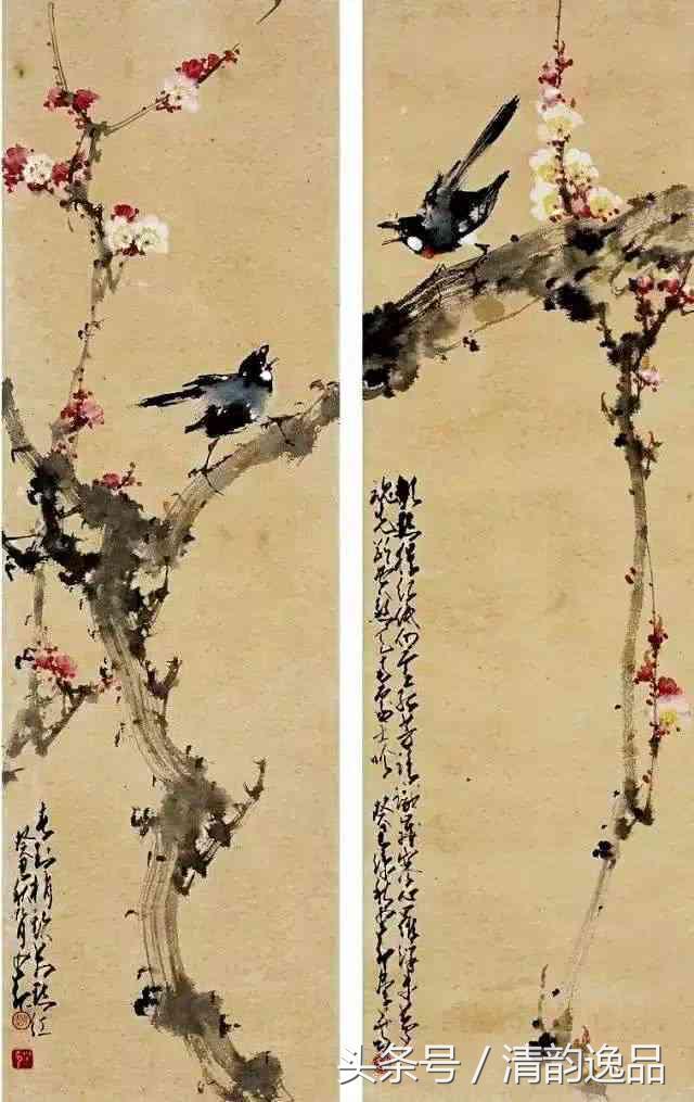 赵少昂岭南画派国画花鸟,岭南画派十大名家名单赵少昂