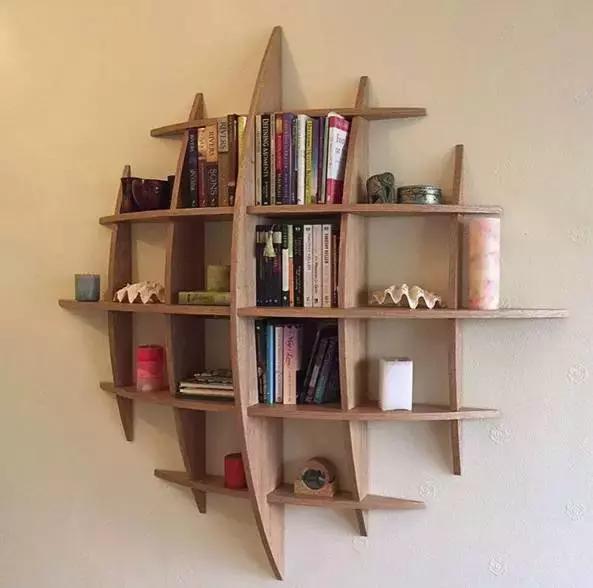 怎么收纳大量书籍,收纳间和简易书房一体设计