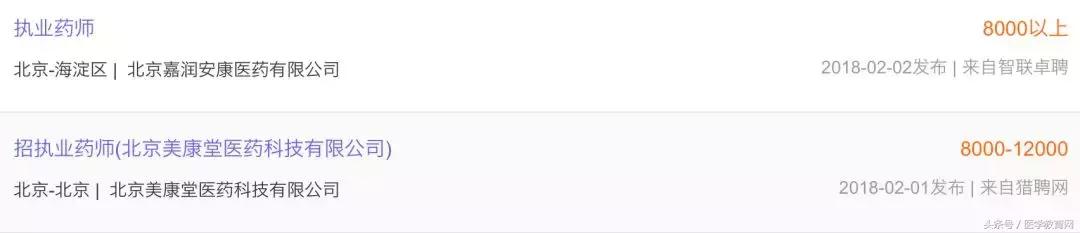 缺人！缺人！缺人！马云出手，执业药师月入近万元！