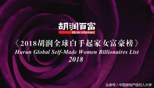 2020胡润白手起家女富豪,2018胡润白手起家女富豪榜