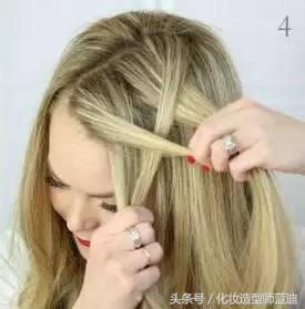 四款超唯美编发教程想不漂亮都难,唯美优雅的新娘编发