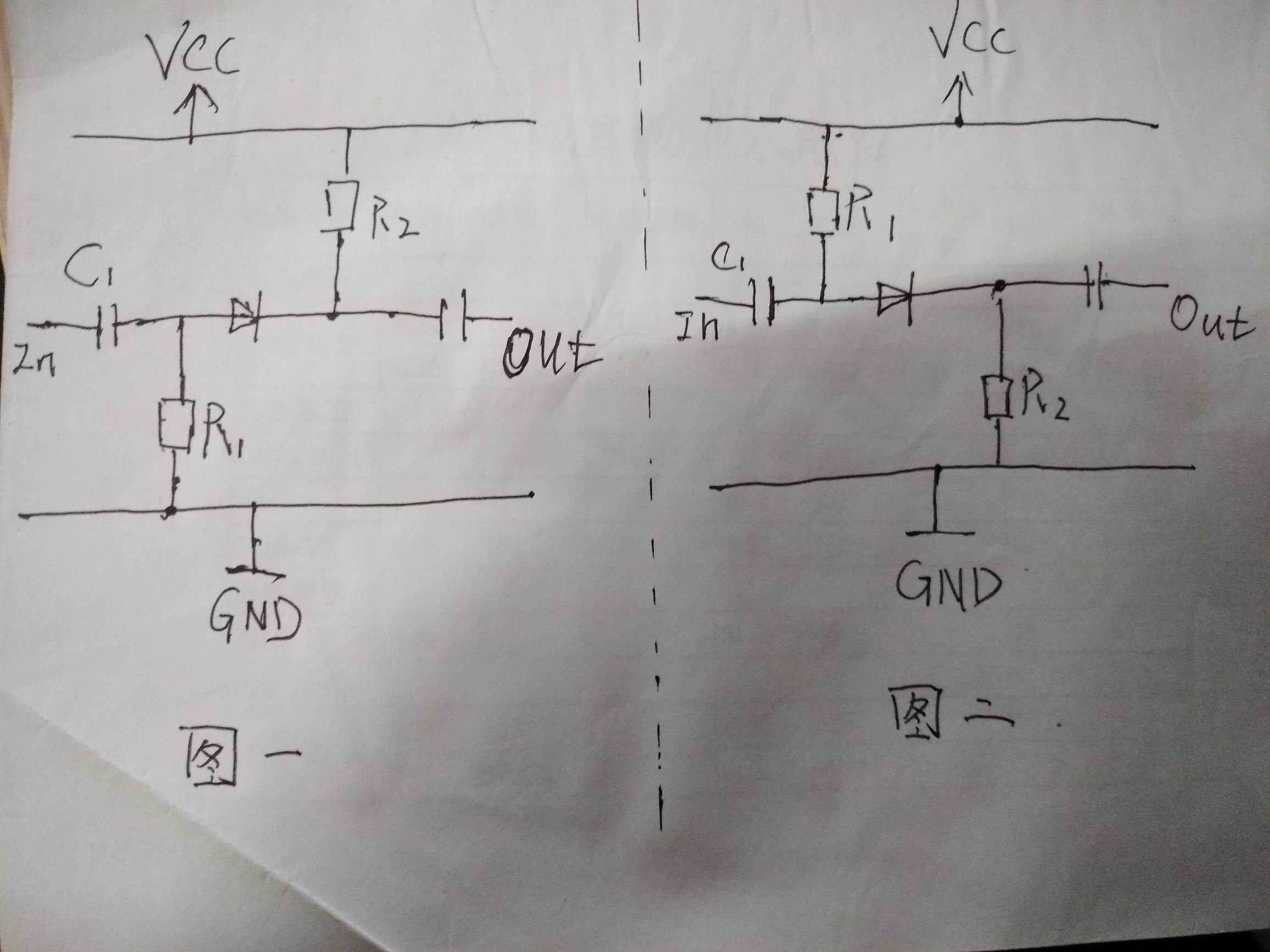 常见的二极管整流电路,电路中串二极管的作用