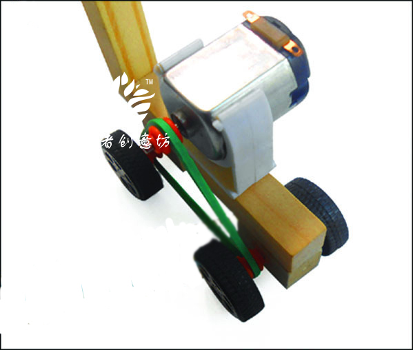 王者创意坊(玩具制作):一个适合带小朋友一起制作的有线遥控车