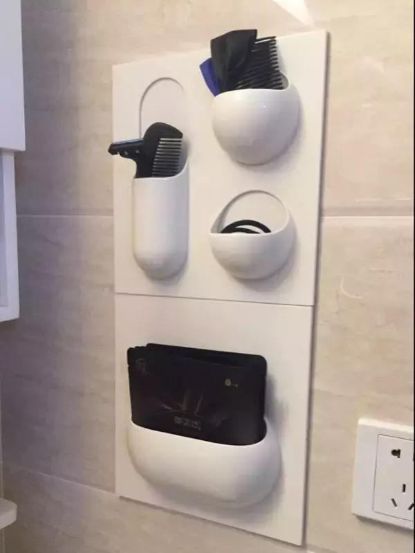 免打孔墙上收纳神器客厅,免钉墙收纳神器