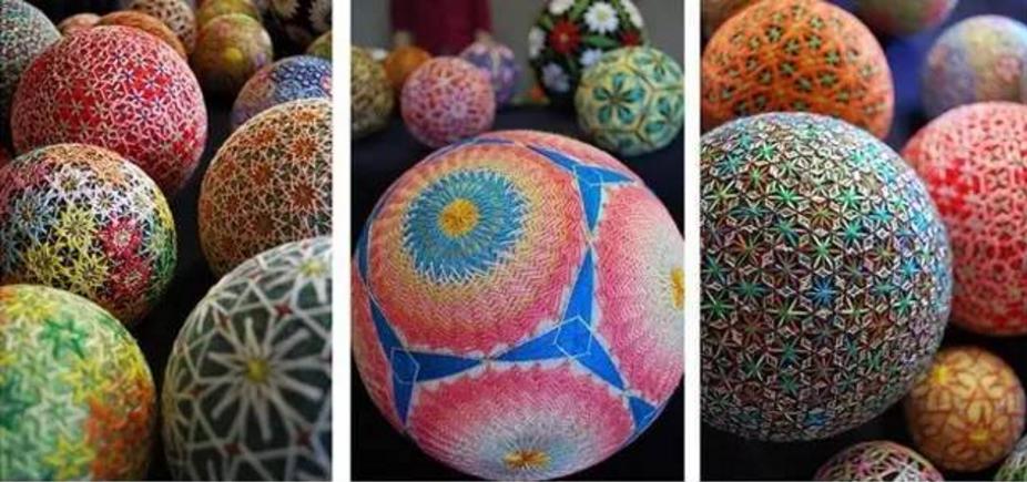 手鞠球制作图案图纸,手鞠球漩涡制作教程