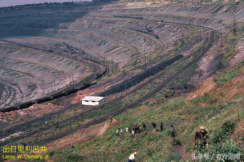 百年矿山抚顺西露天矿图片,90年代的露天矿