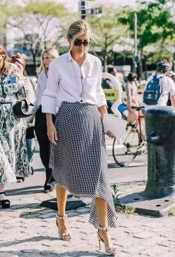 格纹怎么穿显瘦,韩式格纹怎么穿