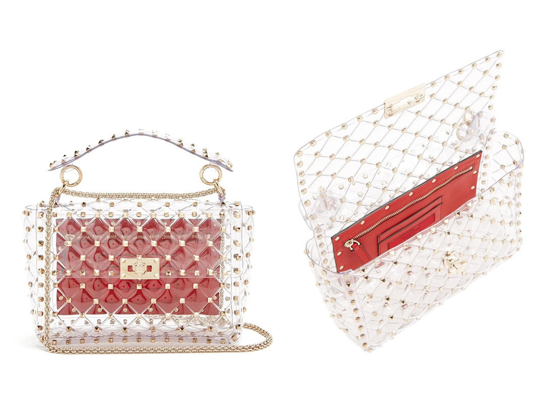 杨幂带货的塑料袋,杨幂透明购物袋