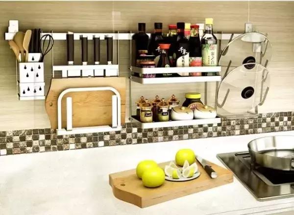 免打孔墙上收纳神器客厅,免钉墙收纳神器