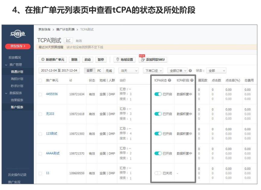 京东快车的tcpa是什么,京东tcpa快车怎么用