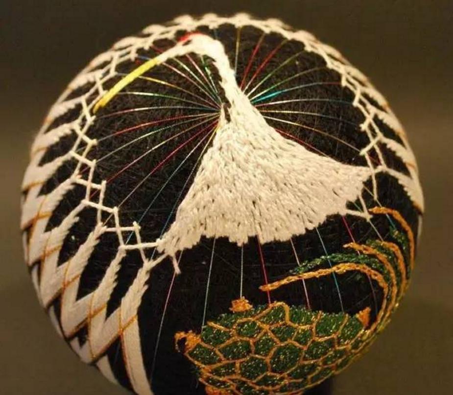 手鞠球制作图案图纸,手鞠球漩涡制作教程