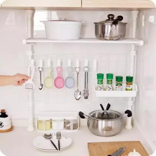 免打孔墙上收纳神器客厅,免钉墙收纳神器