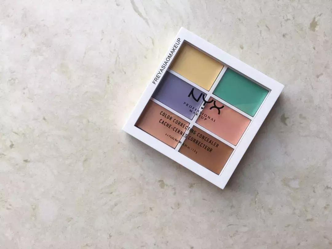 试色｜NYX6色遮瑕盘