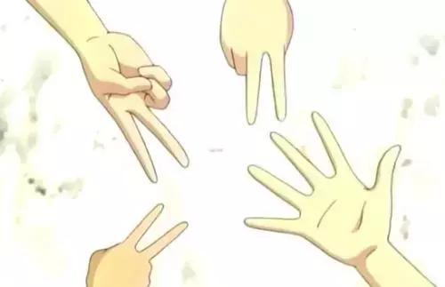 日本的剪刀石头布游戏,日本女生石头剪刀布