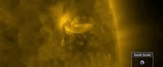 太阳氦闪真实爆发视频,科学家预言太阳爆炸