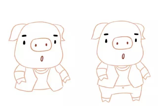 超萌小动物简笔画,小动物简笔画图片大全拟人化