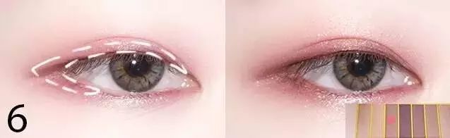 化妆眼影眼线睫毛膏的顺序,化妆眼睛先铺一层橘色眼影