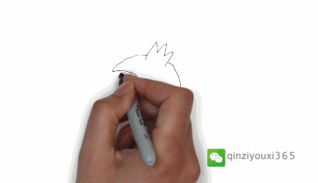 100个人物动态简笔画,青蛙蝌蚪动态简笔画