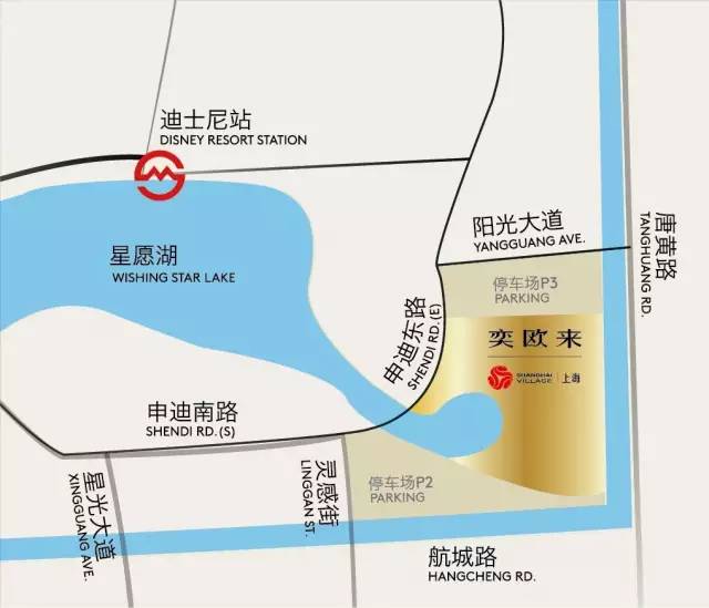 奕欧来苏州购物村在哪里,奕欧来购物村全景图