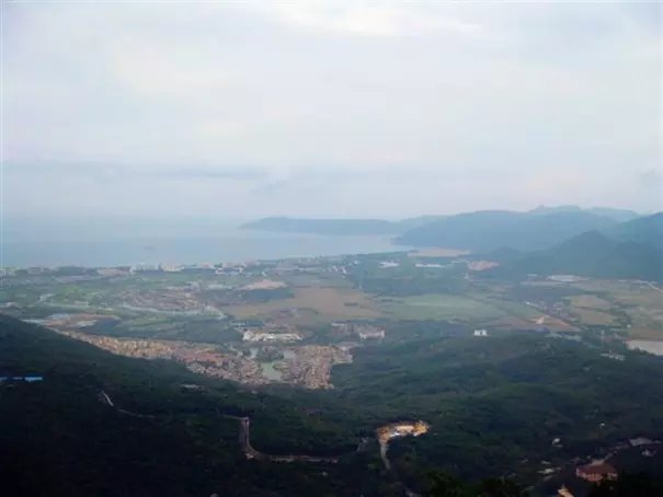 三亚远山大海蓝天白云,爱在三亚拉丁舞