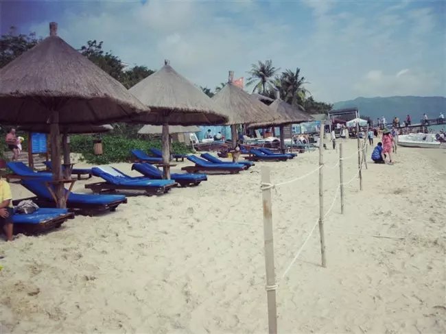 三亚远山大海蓝天白云,爱在三亚拉丁舞