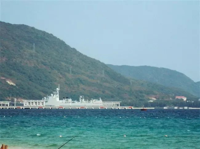 三亚远山大海蓝天白云,爱在三亚拉丁舞