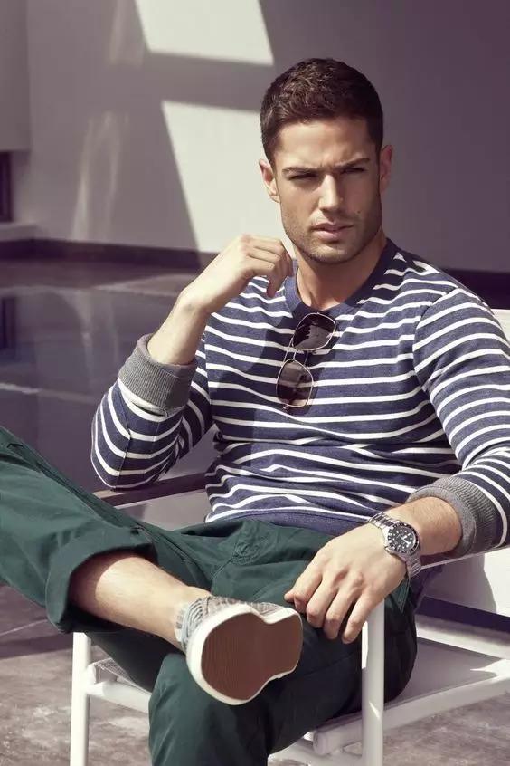 男人要成为行走的荷尔蒙,夏天就得穿航海风