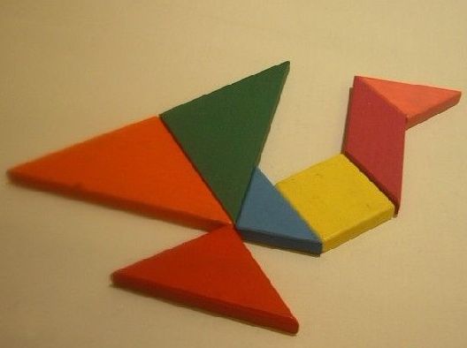 益智玩具七巧板原来的样子,七巧板玩具怎么玩体现层次性