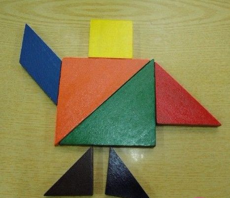 益智玩具七巧板原来的样子,七巧板玩具怎么玩体现层次性