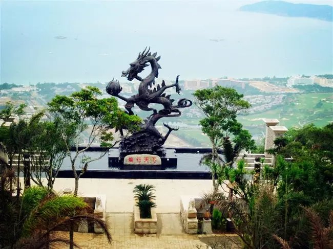 三亚远山大海蓝天白云,爱在三亚拉丁舞