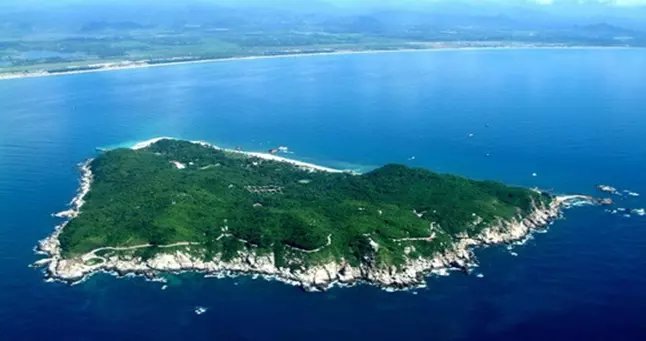 三亚远山大海蓝天白云,爱在三亚拉丁舞